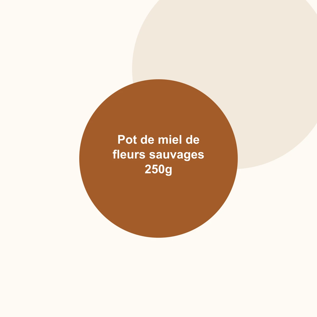 Pot de miel de fleurs sauvages 250g